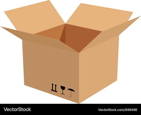 Cardboard box Royalty Free Vector Image - VectorStock