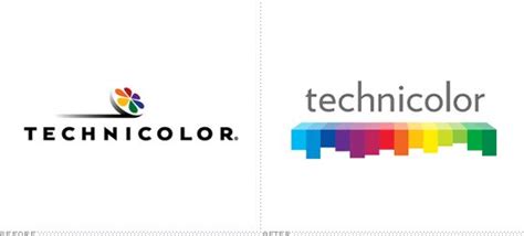 Technicolor Logo, Before and After | ? logo, Cool logo, Life logo