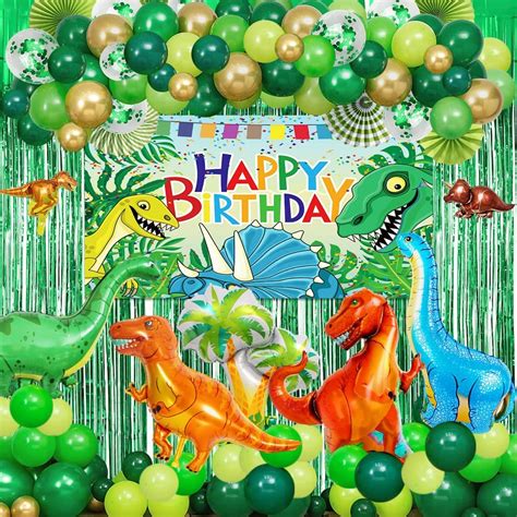 Dinosaur Birthday Party Supplies, Dinosaur Party Decorations for Boys ...