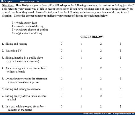 Sleepiness: Sleepiness Scale Pdf