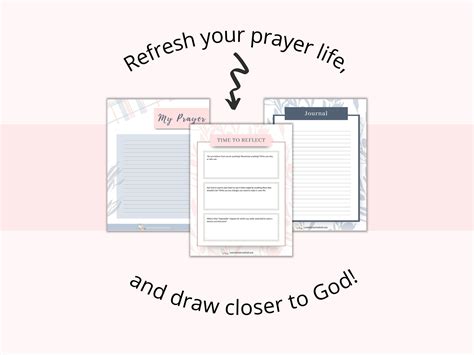 Daily Prayer Journal Prayer Journal for Women Prayer Journal Printable ...