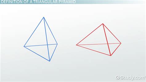 Triangular Pyramid: Definition, Formula & Examples - Video & Lesson ...