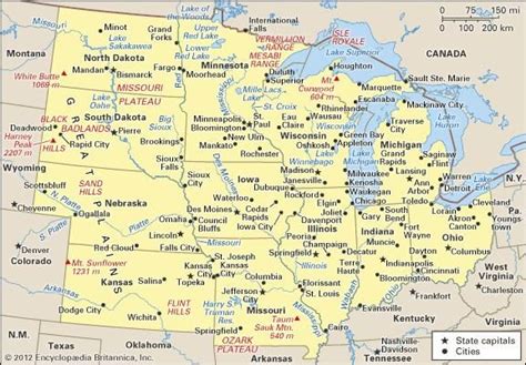 Midwest | History, States, Map, & Facts | Britannica.com