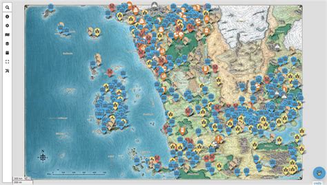 D&D Faerun Interactive Map - Benita Rosaline