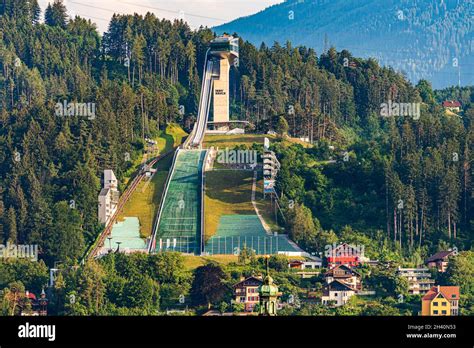 Bergisel ski jump in Innsbruck Stock Photo - Alamy