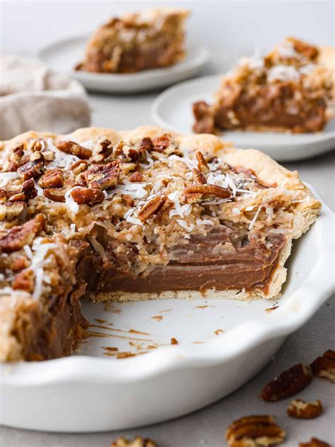 Coconut Pecan German Chocolate Pie Recipe | The Recipe Critic