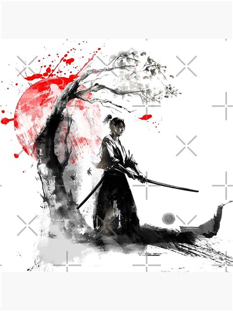 "Japanese Samurai" Poster for Sale by conpassione | Redbubble