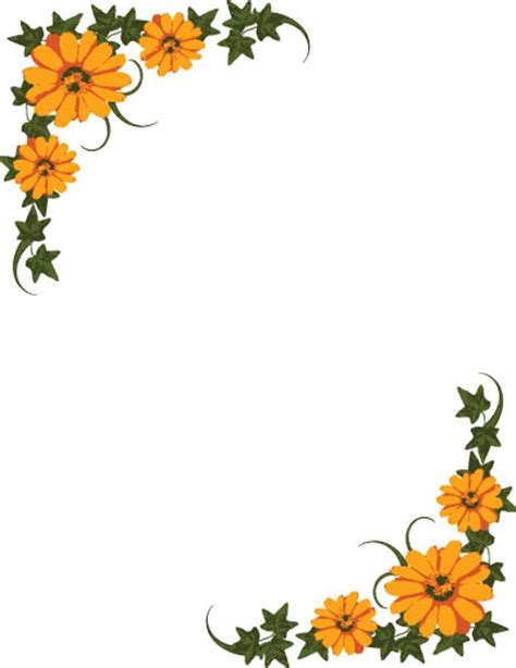 Flower border flower bottom border clipart clipart kid – Clipartix