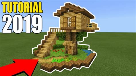 Minecraft Tutorial: How To Make A Easy Starter Wooden Treehouse 2019 ...