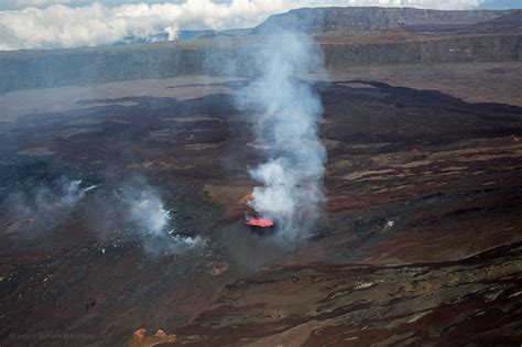 There's a Volcano on Reunion Island and it's super active