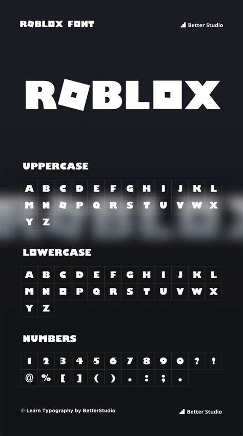 Roblox Font: Download Free Font & Logo