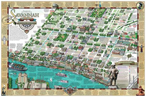 Printable Map Of Savannah Historic District - prntbl ...