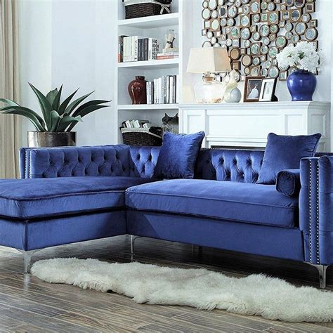 10+ Navy Blue Sofa Living Room Ideas - DECOOMO