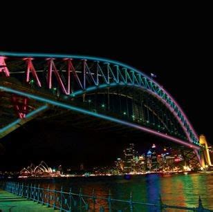 Sydney Harbour Bridge lights up in Vivid world-first | Architecture ...