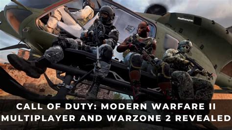 Call of Duty: Modern Warfare II Multiplayer and Warzone 2 Revealed ...