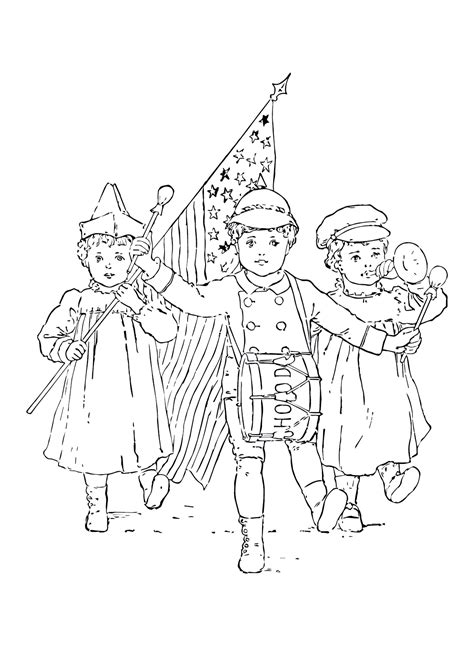 American Flag Free Coloring Pages - American Flag Coloring Pages ...