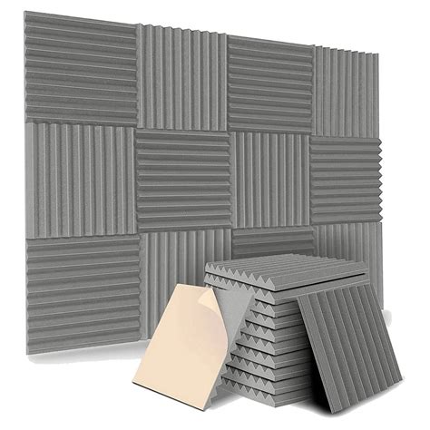 Walmart 12 Pack Acoustic Panels, Noise Reduction Soundproofing Wall ...