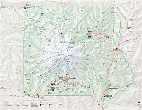 Mount Rainier Maps | NPMaps.com - just free maps, period.