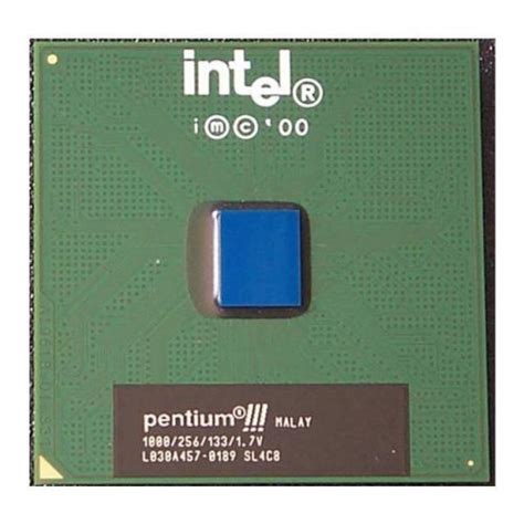 Intel Pentium III Coppermine Processor 1.0GHz 133MHz 256KB LGA 370 CPU, OEM