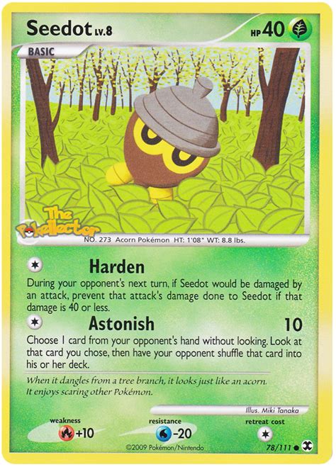 Seedot - Platinum - Rising Rivals #78 Pokemon Card