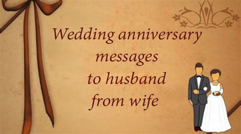 Wedding Anniversary Messages to Husband from Wife