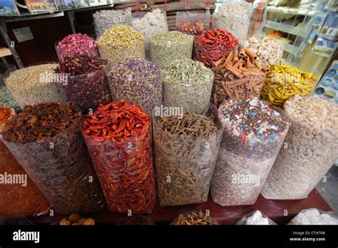 Spices at Deira souq, Dubai, UAE Stock Photo - Alamy