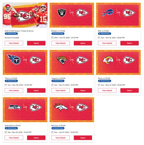 Fee-Free, Tax-Free KC Chiefs Tickets