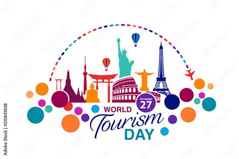 World Tourism Day logo template vector illustration Stock Vector ...