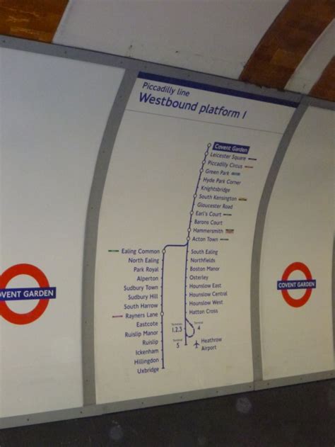 Covent Garden Tube Station Map