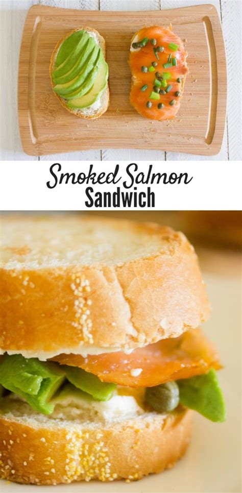 Smoked Salmon Sandwich | I Say Nomato