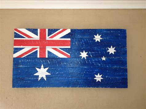 Australian flag made from pallets Recycled Pallets, Wood Pallets ...