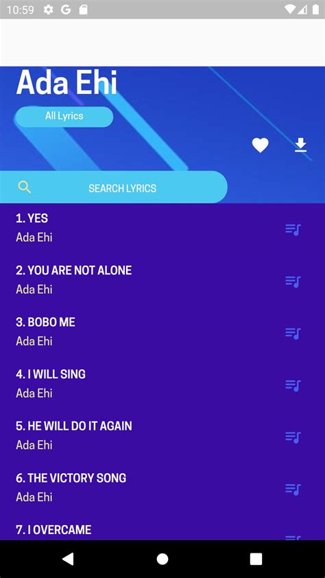 Ada Ehi song lyrics APK for Android Download