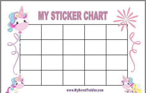 Printable Sticker Chart Pdf