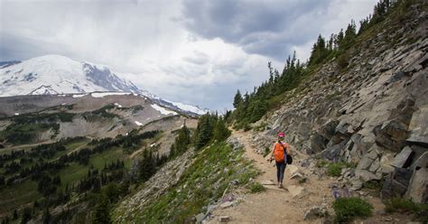 Hike Sunrise Trails at Mount Rainier, Washington