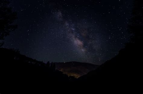 Milky Way Galaxy Against a Starry Night Sky · Free Stock Photo