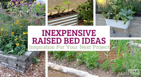 Inexpensive Raised Garden Bed Ideas: DIY Inspiration