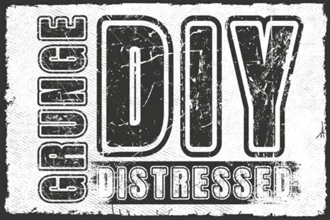 Grunge Diy Distressed Font - Free Font