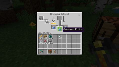 How to Make an Awkward Potion in Minecraft