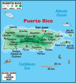 Puerto Rico Map