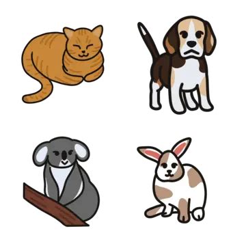 Cute Animal Stickers, Animal Stickers, Cute Stickers, Sticker PNG ...