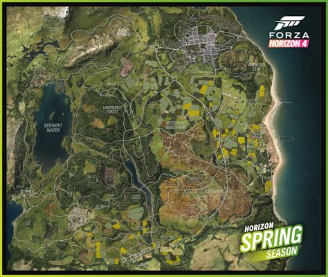 Forza Horizon 4 Map