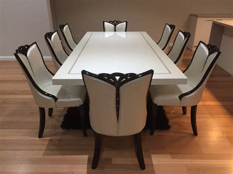 Bianca Marble Dining table with 8 Chairs | Marble King