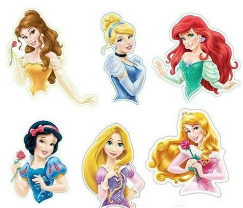 Disney Princess Cake Toppers - Free Printable