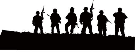 Soldier Silhouette Army Illustration - Black Army png download - 5779* ...