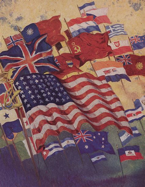 Allied Powers Ww2 Flags