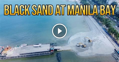 Black Sand at Manila Bay White Sand Aerial Update as of March 16, 2021