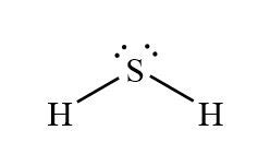 Draw the Lewis structures for the following compounds. a. H2S b. CH2Cl2 ...