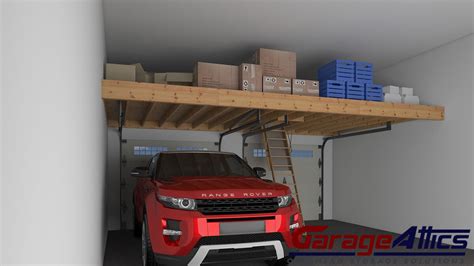 Garage Storage Loft Solutions | Custom Overhead Garage Storage Lofts