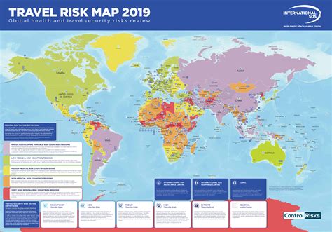 The worst and safest countries for travel - Vivid Maps