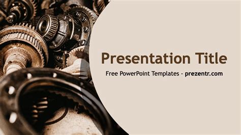 Free Mechanical PowerPoint Template - Prezentr PPT Templates